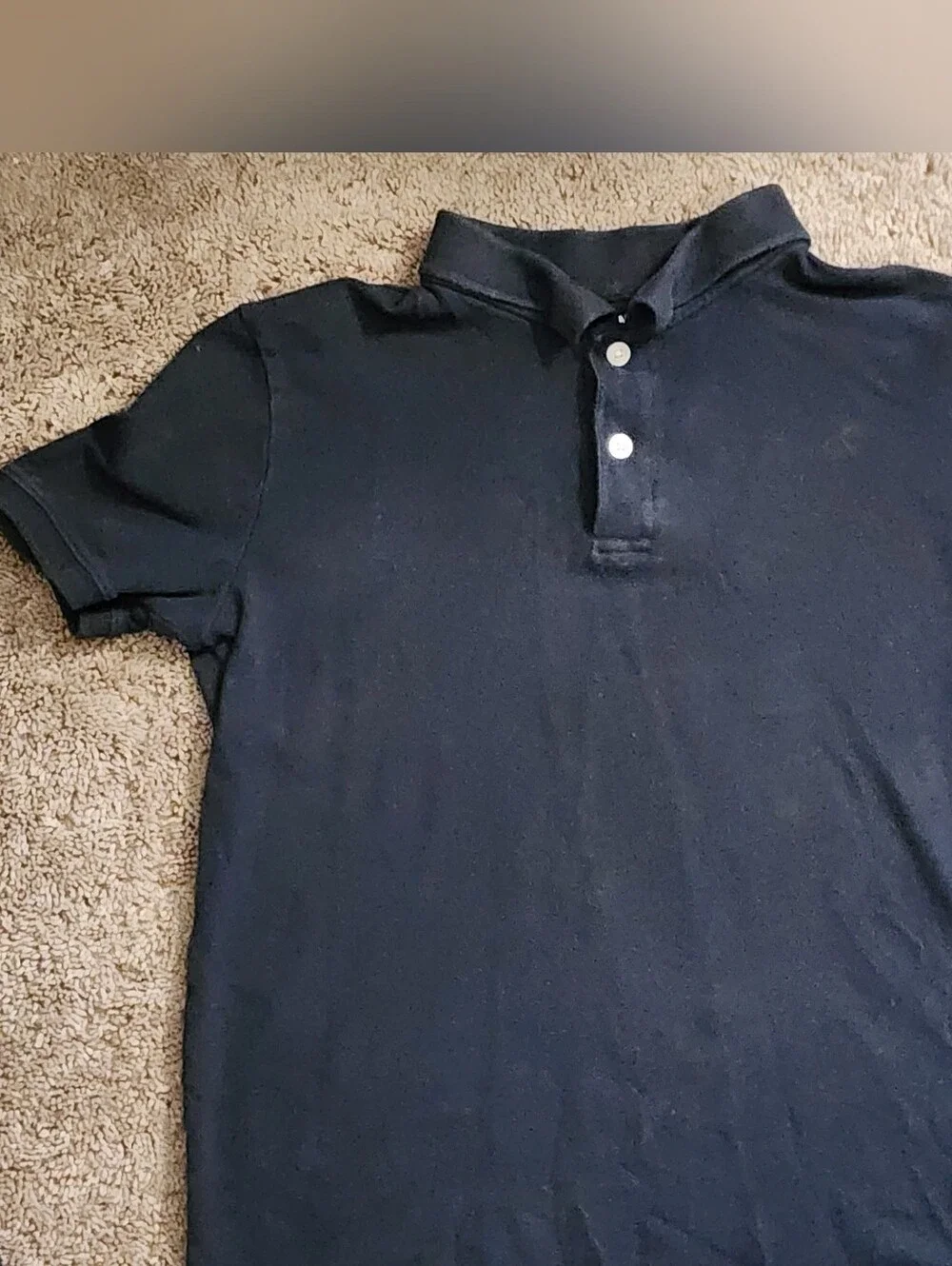 Boys Size 10-12 Uniforms, 6 Polo Shirts, Size 10 Shorts, Flaws Shown